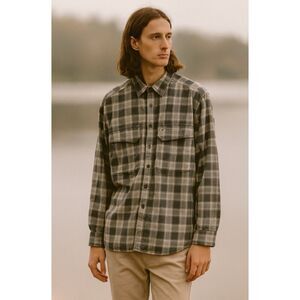 MENS SIMMS GUIDE SERIES FISHING SHIRT MIDWEIGHT LONG SLEEVE CHECKED TECHNICAL M